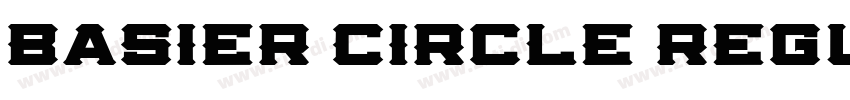Basier Circle Regula字体转换